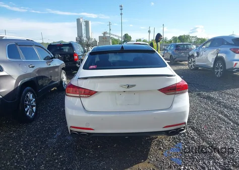 2015 Hyundai Genesis 5.0 из США, поврежденный, VIN KMHGN4JF1FU091836